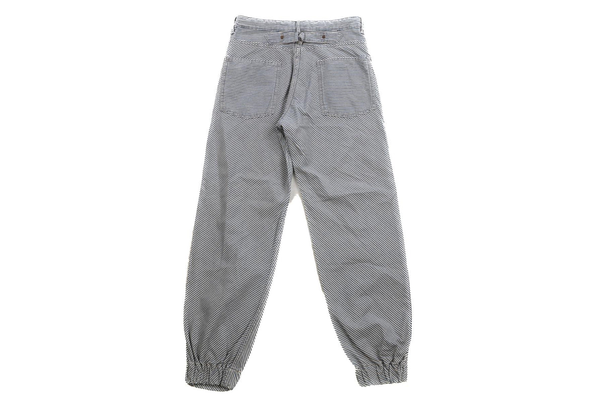 RRL RALPH LAUREN BLUE COTTON TAPERED PANTS W27