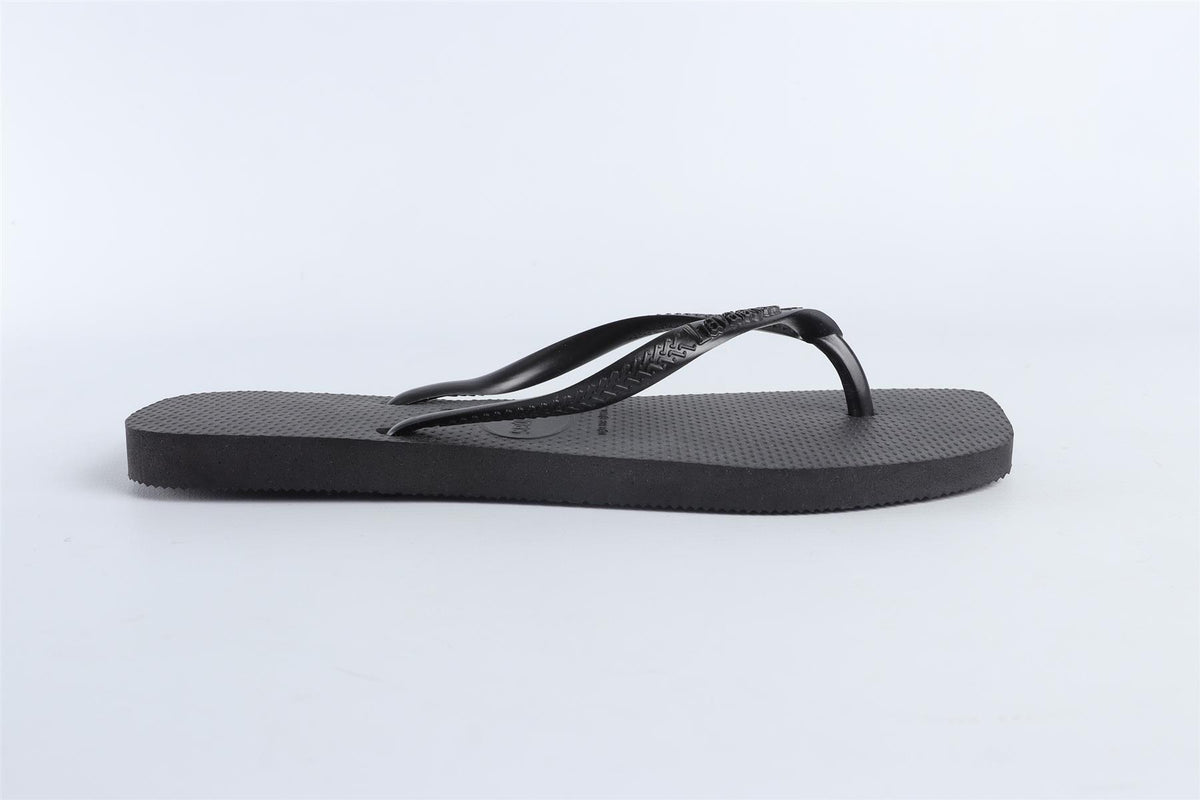 HAVAIANAS BLACK FLIP FLOPS EU 37-38 UK 4-5 US 7-8