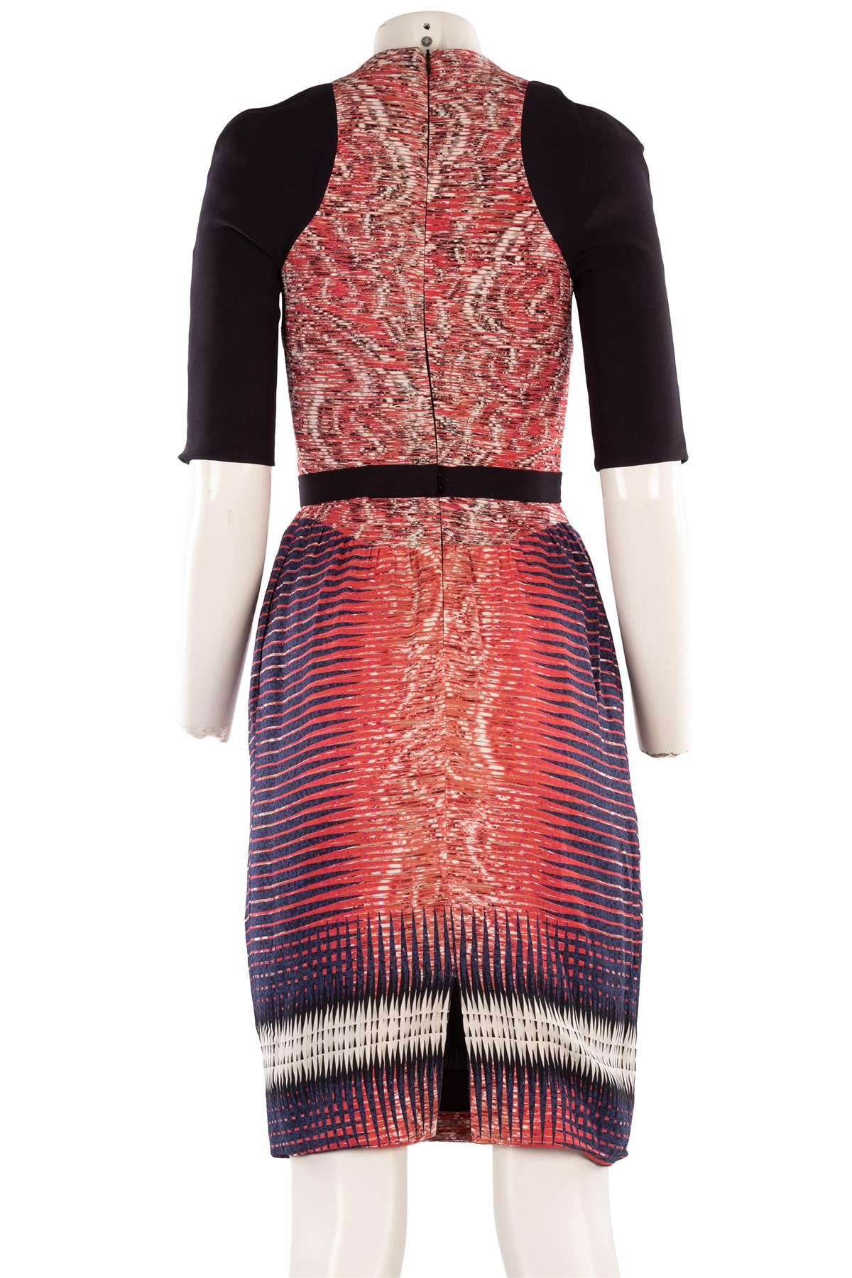 PETER PILOTTO MULTI CREPE MINI DRESS UK 8