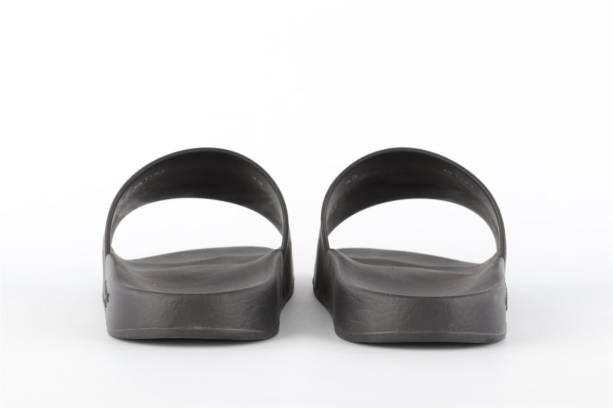 GIVENCHY BLACK MEN'S RUBBER SLIDES EU 43 UK 9 US 10