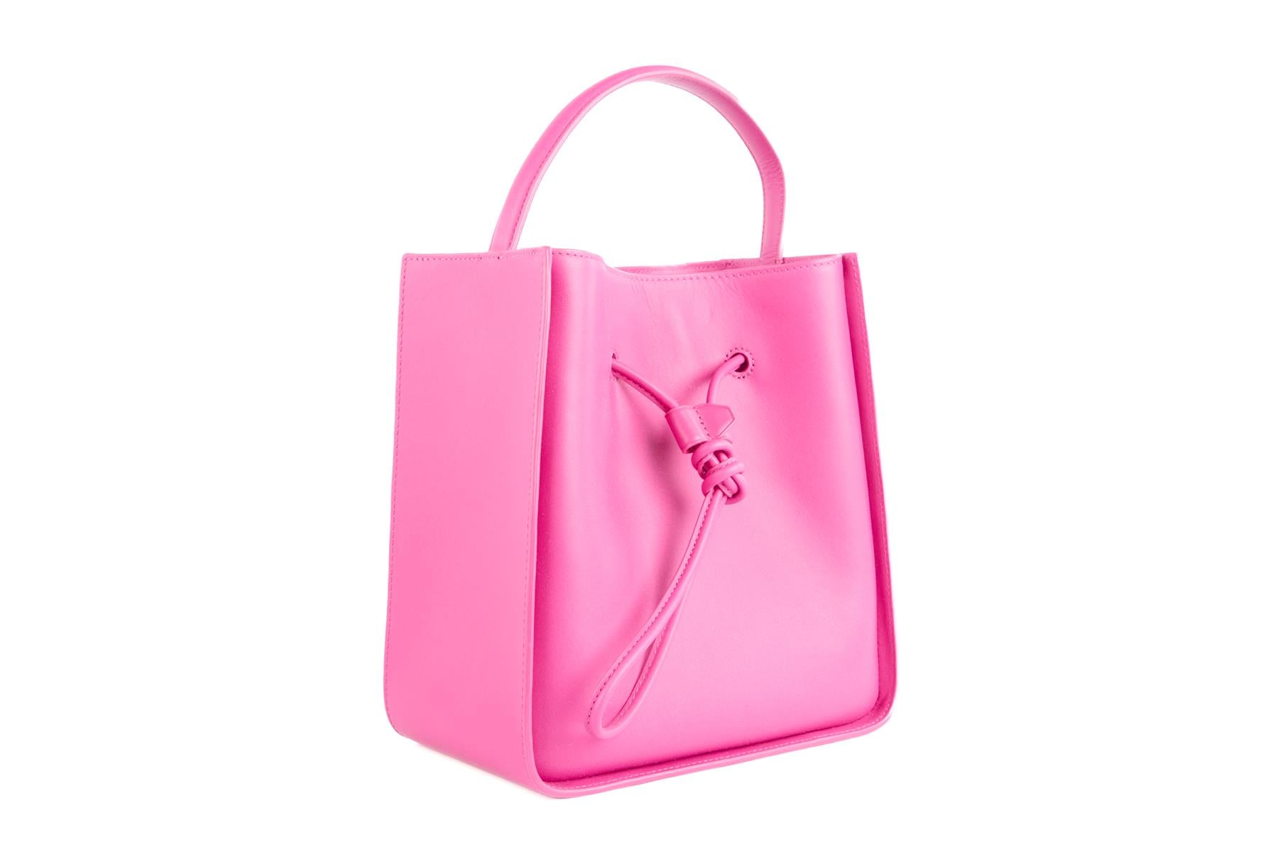 3.1 PHILLIP LIM PINK SOLEIL SMALL LEATHER TOTE BAG