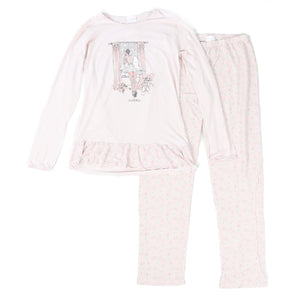 LA PERLA PINK KIDS GIRLS PYJAMA SET 12 YEARS