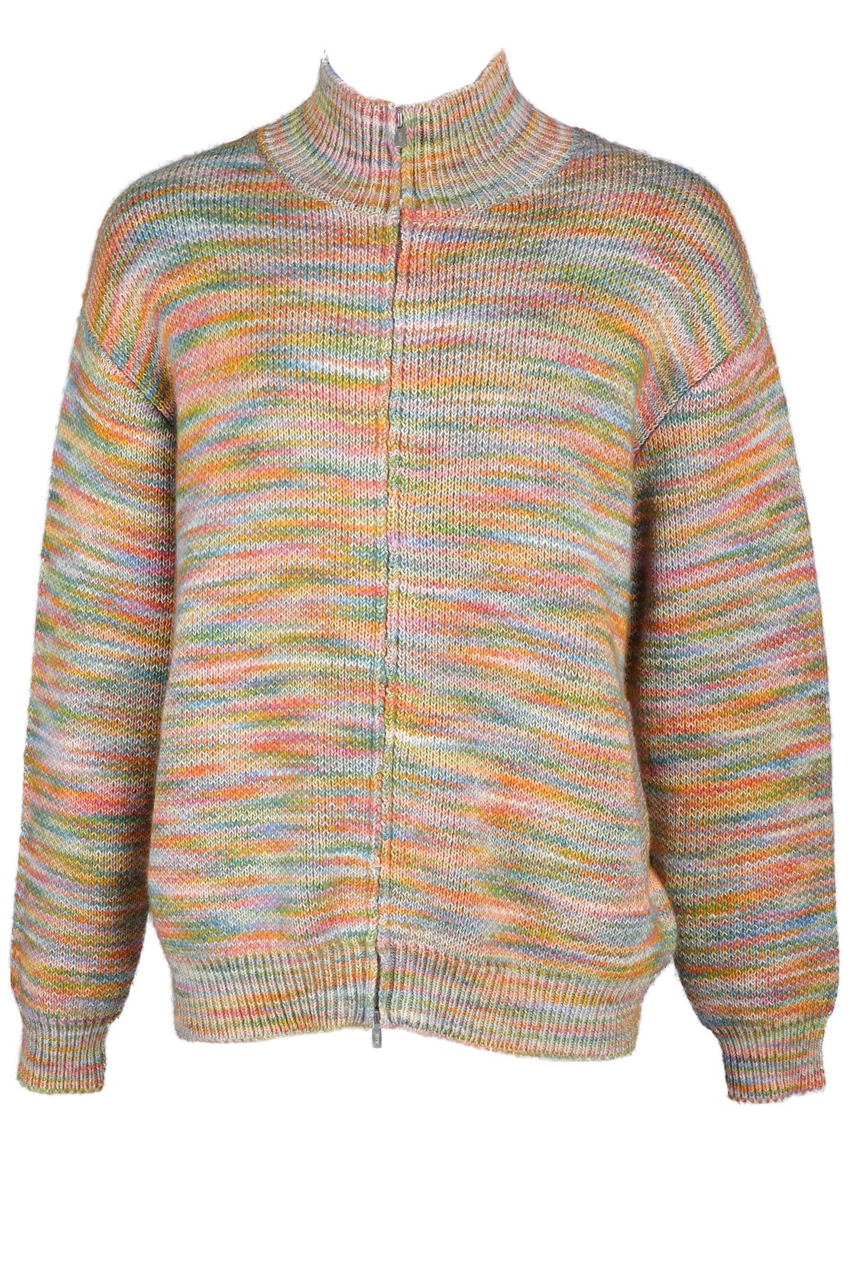 KITH MULTICOLORED MENS KNIT JACKET LARGE