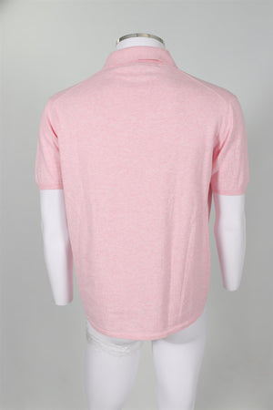 CRUCIANI PINK MEN'S COTTON POLO SHIRT IT 52 UK 42