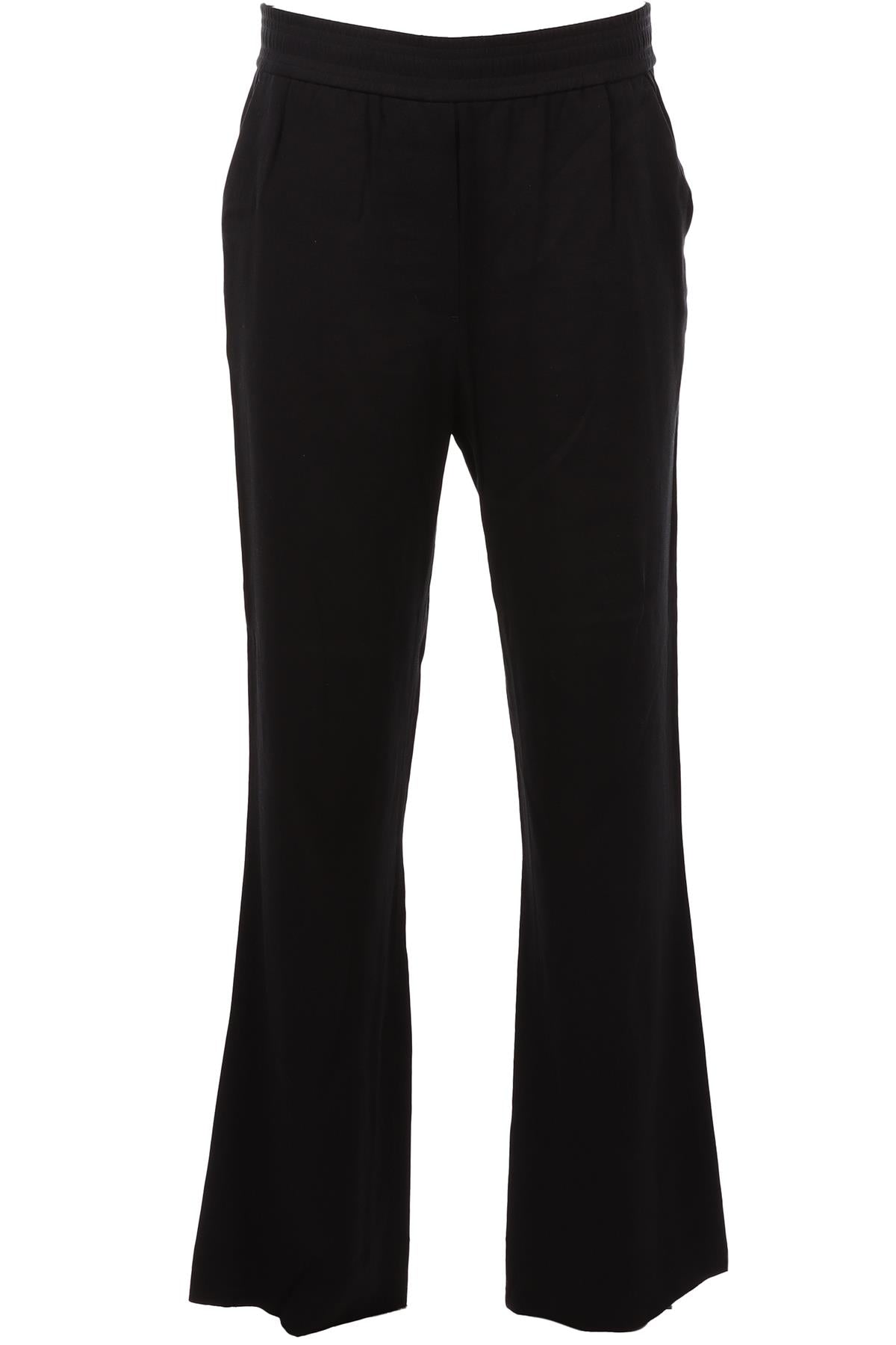 3.1 PHILLIP LIM NAVY CREPE STRAIGHT LEG PANTS US 4 UK 8
