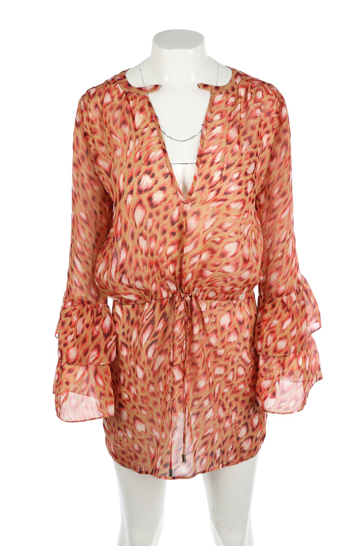 MELISSA ODABASH MULTI SILK KAFTAN SMALL