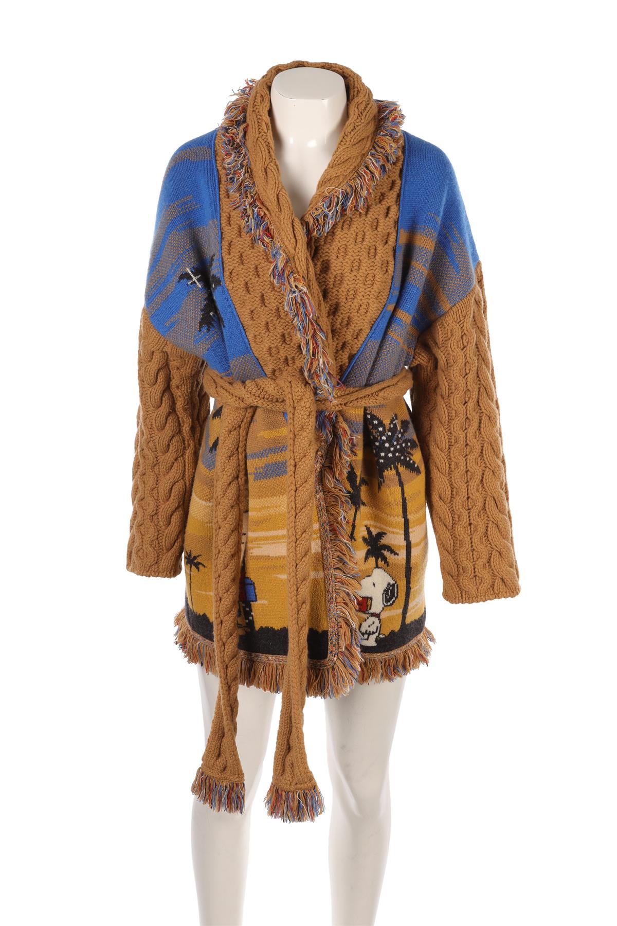 ALANUI MULTI CASHMERE CARDIGAN SMALL