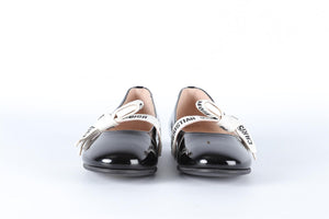 CHRISTIAN DIOR BLACK KIDS GIRLS BALLET FLATS EU 28 UK 10 US 11