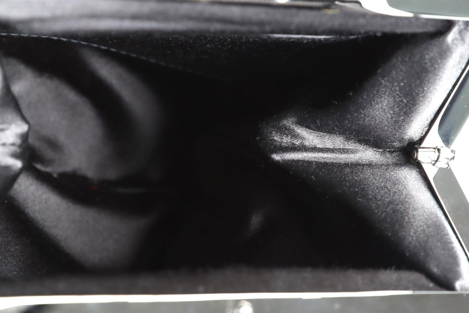 GUCCI BLACK VINTAGE VELVET TOTE BAG