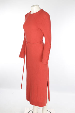 ALTUZARRA CORAL CASHMERE MAXI DRESS MEDIUM