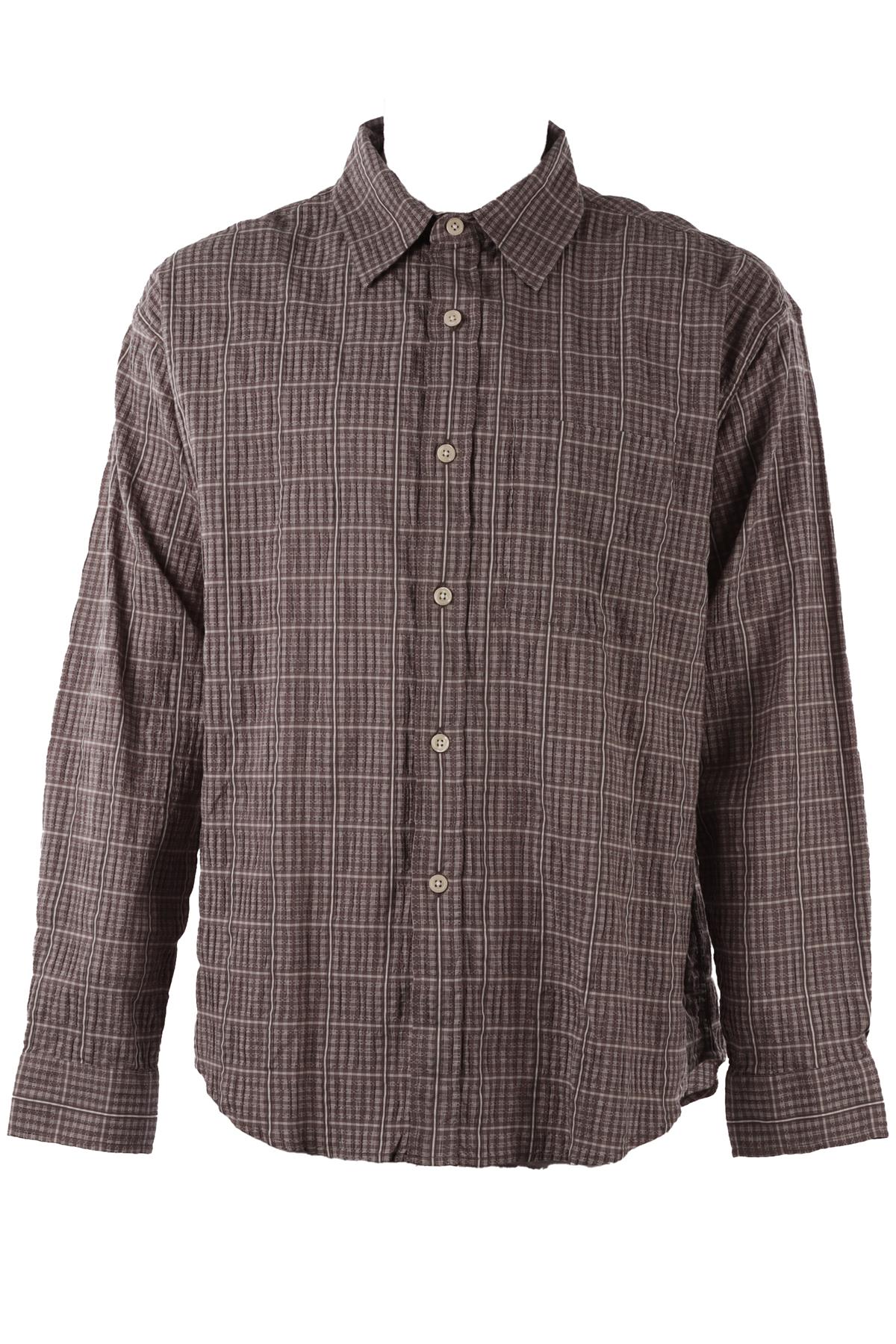 GREY MEN'S COTTON SHIRT