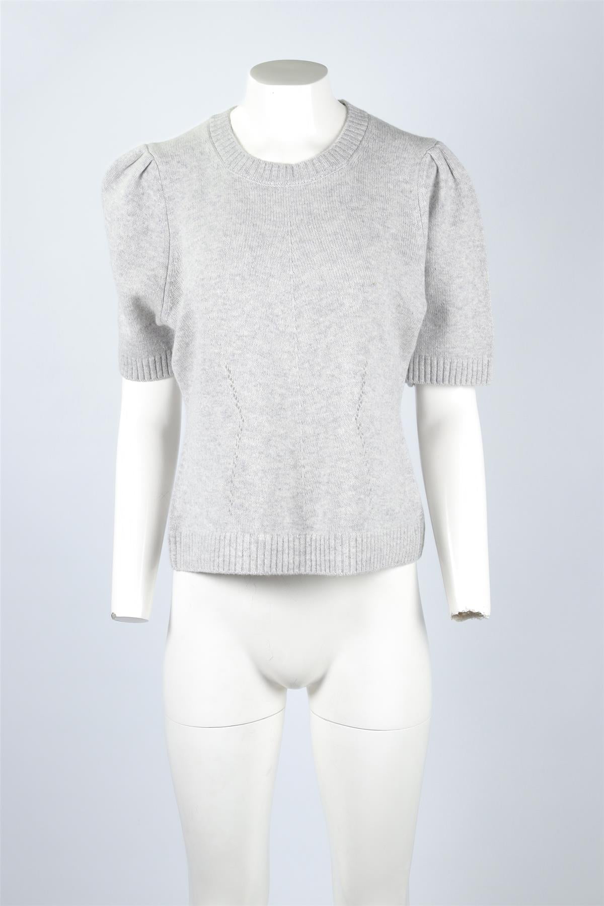 ME+EM GREY CASHMERE SWEATER LARGE