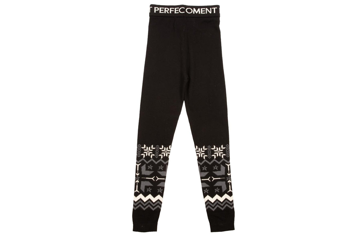 PERFECT MOMENT BLACK WOOL LEGGINGS MEDIUM