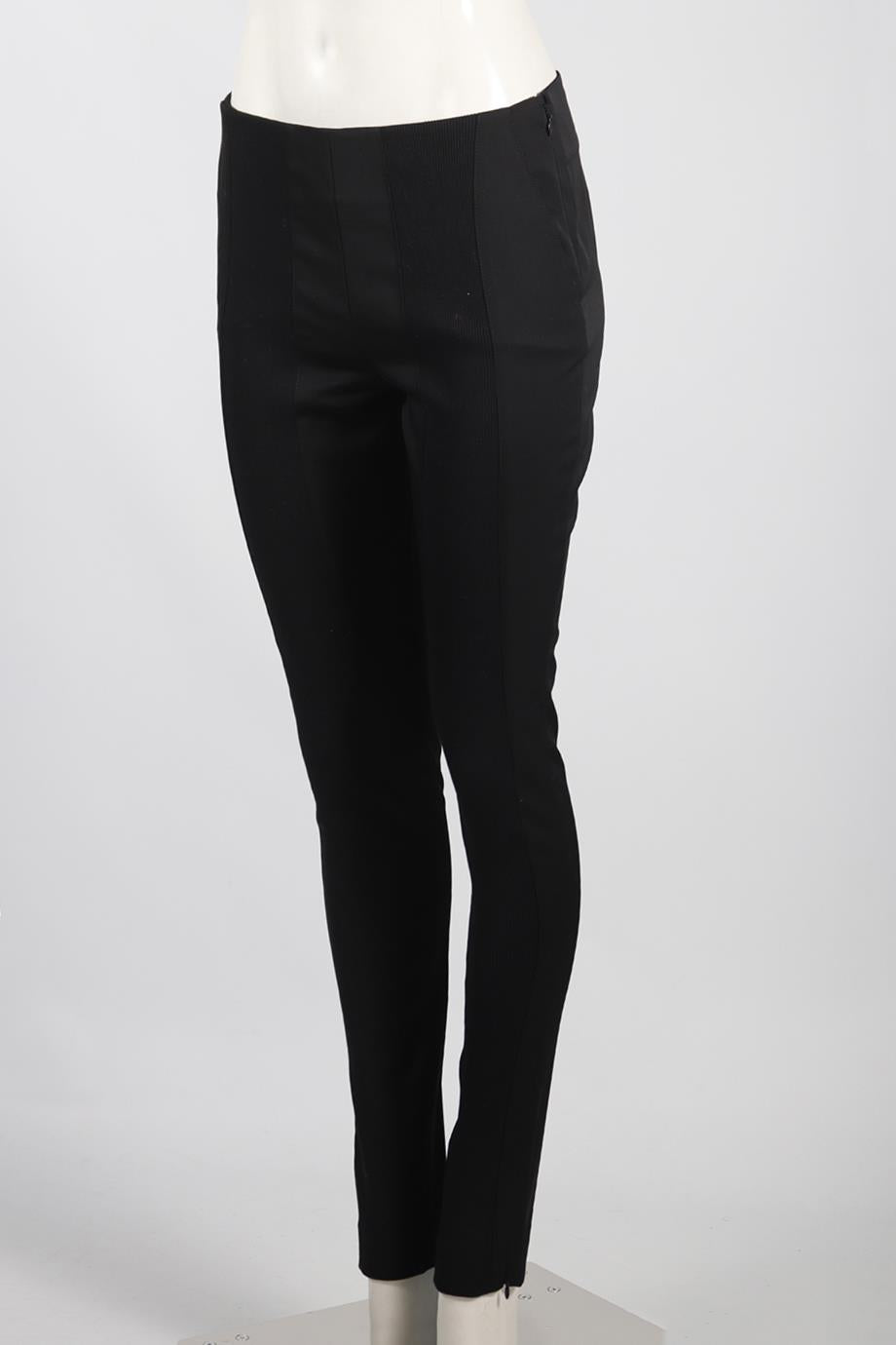 PACO RABANNE WOOL SKINNY PANTS FR 40 UK 12