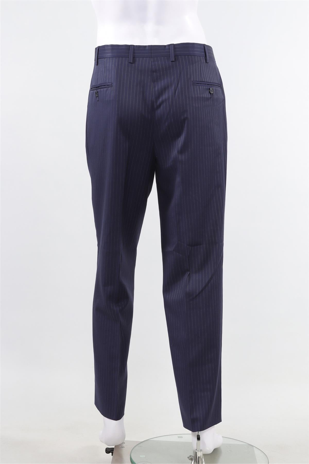 BRONI NAVY MEN'S WOOL TWO PIECE SUIT IT 42 UK/US 32