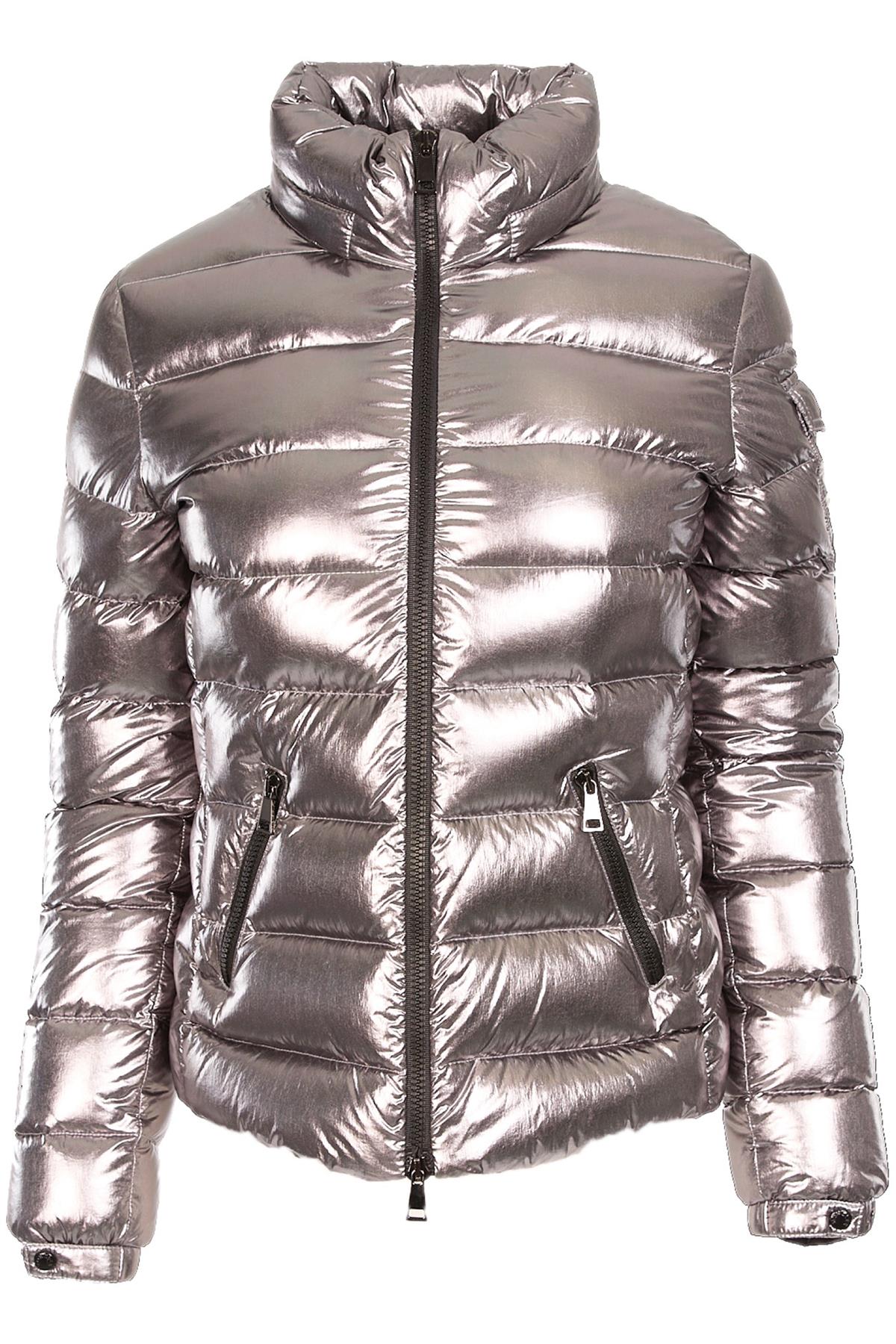 MONCLER SILVER PADDED DOWN JACKET 0 UK 6