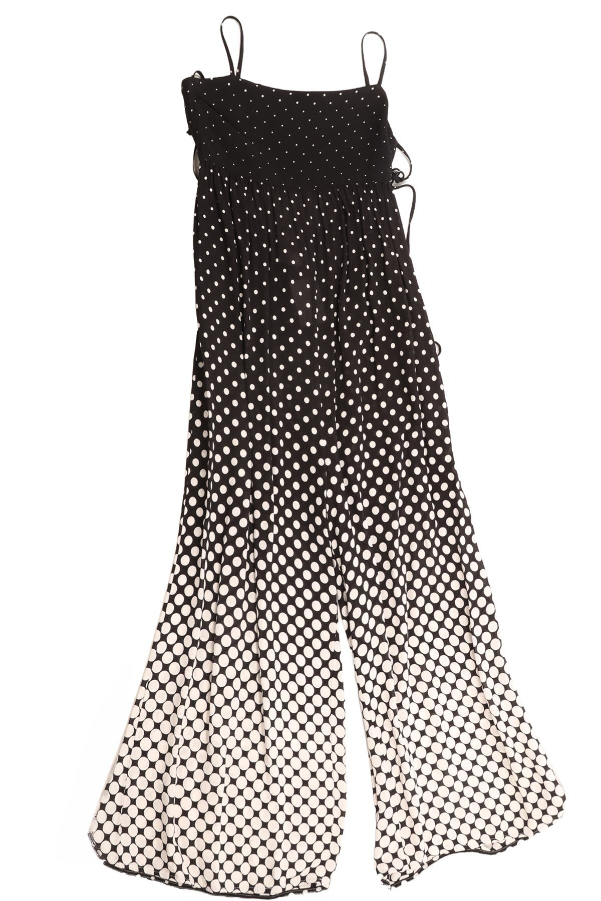 ZIMMERMANN BLACK CREPE JUMPSUIT 1 UK 10