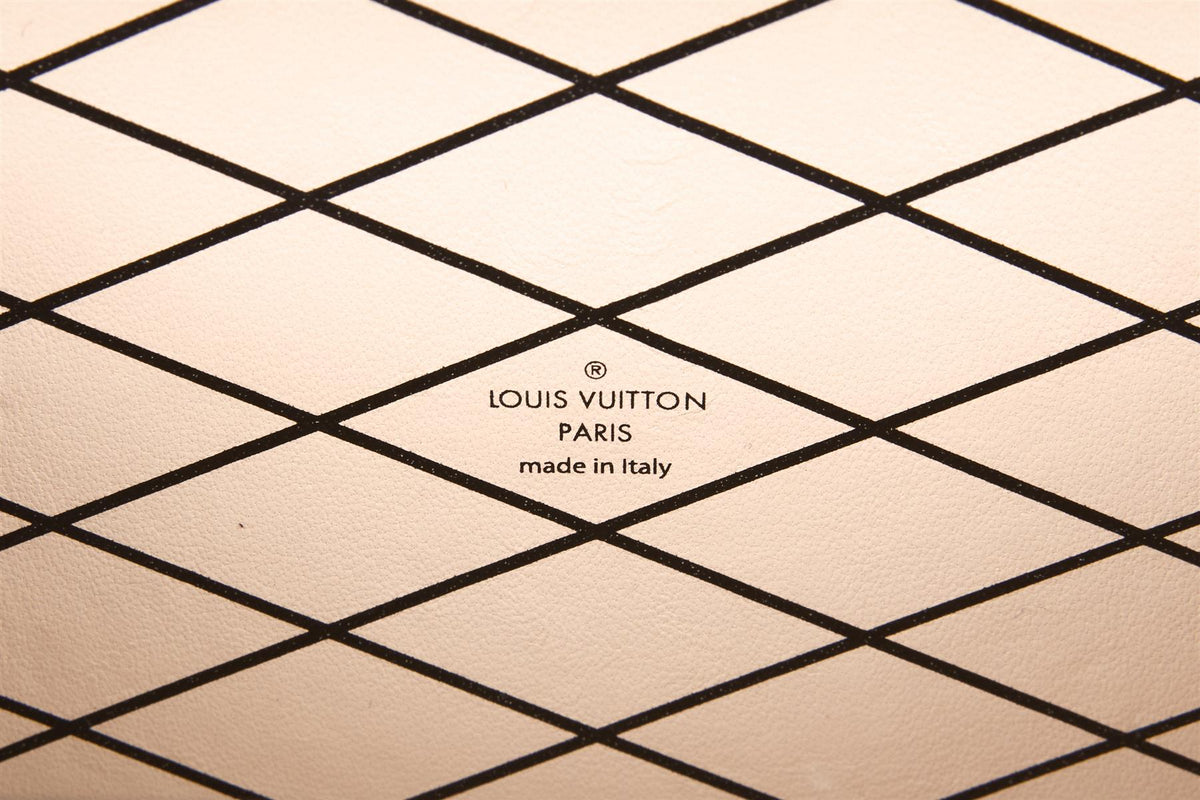 LOUIS VUITTON BLACK 2016 PETITE MALLE SEQUIN CLUTCH