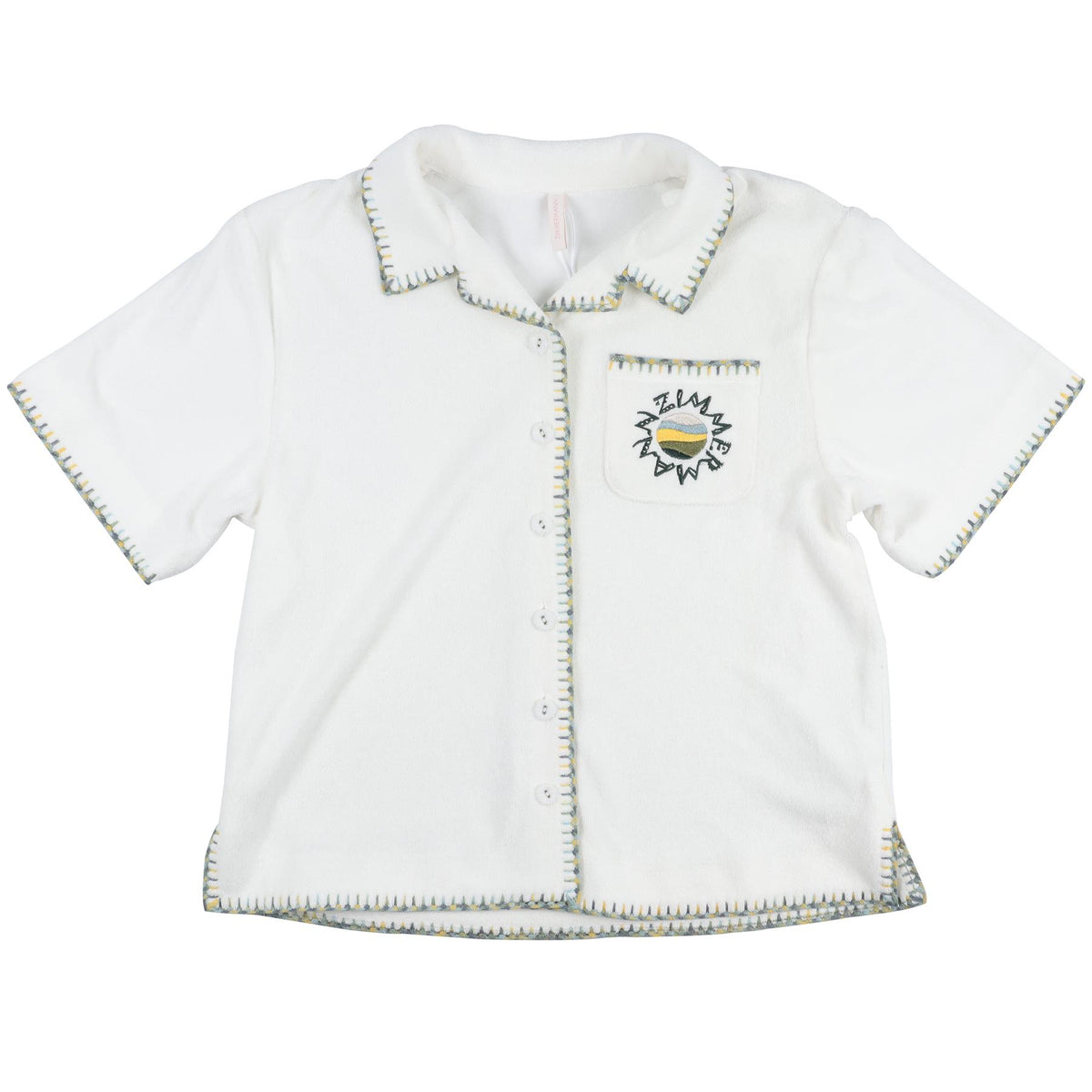ZIMMERMANN WHITE KIDS GIRLS SHIRT 12 YEARS