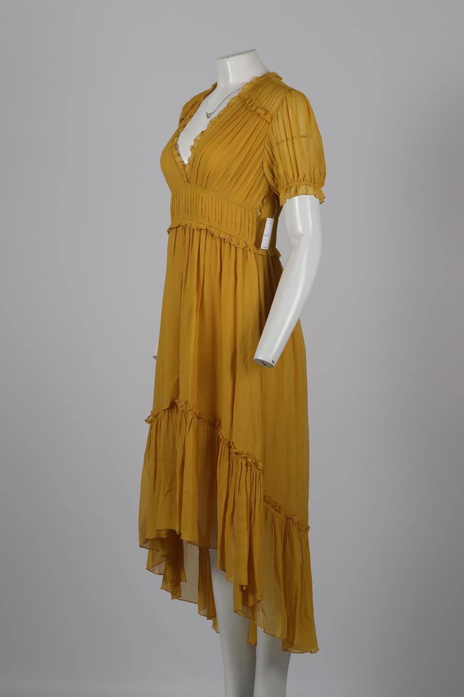 ULLA JOHNSON SILK MAXI DRESS US 6 UK 10