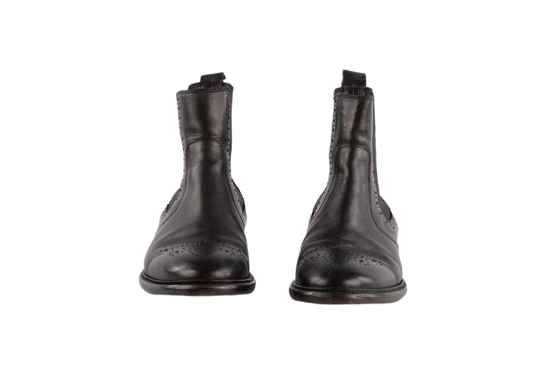 ISABEL MARANT BLACK LEATHER ANKLE BOOTS EU 39