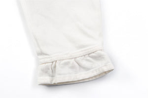 CHANEL WHITE 2022 HIGH RISE TAPERED JEANS FR 36 UK 8