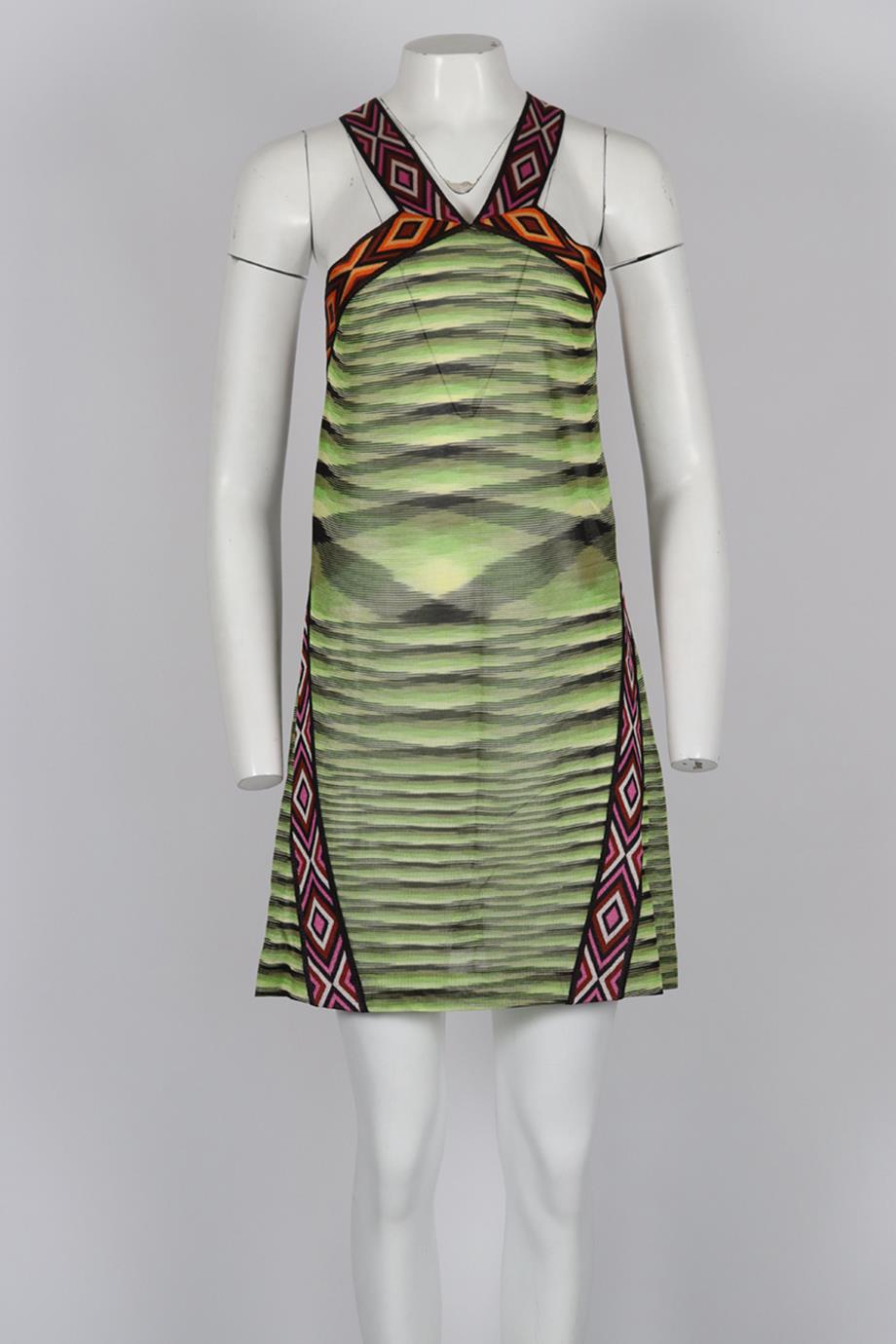 MISSONI CROCHET KNIT MINI DRESS IT 42 UK 10