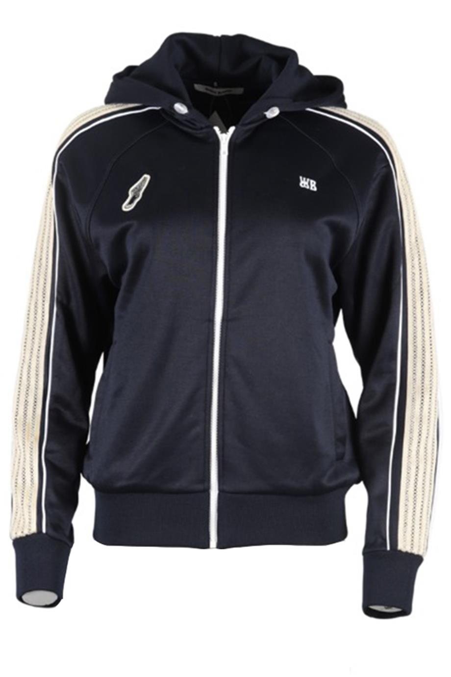 WALES BONNER JERSEY HOODIE SMALL
