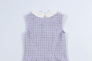 SELF-PORTRAIT PURPLE KIDS GIRLS DRESS 10-12 YEARS