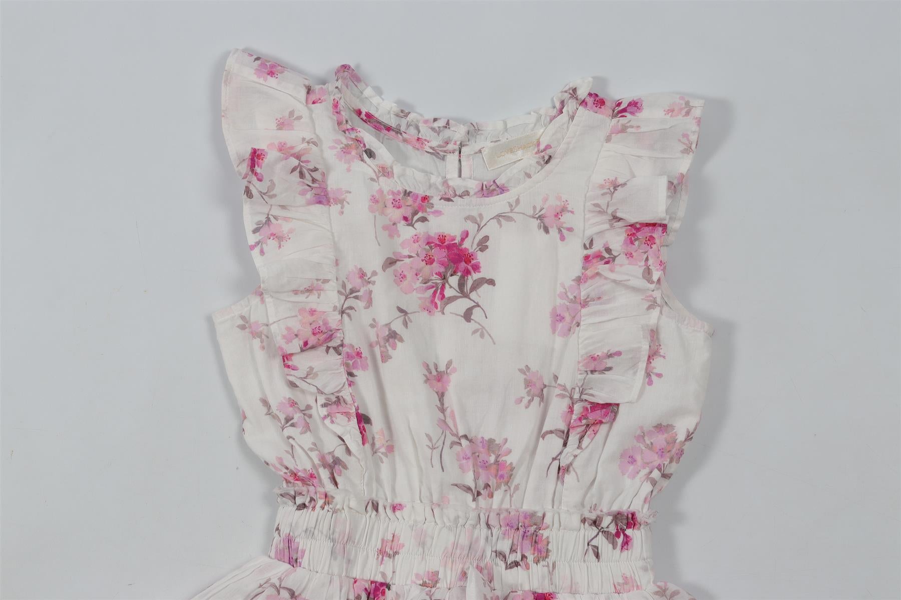 LOVESHACKFANCY WHITE KIDS GIRLS DRESS 5-6 YEARS