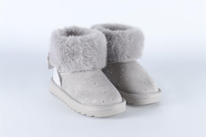 MONNALISA GREY GIRLS BOOTS EU 28 UK 10