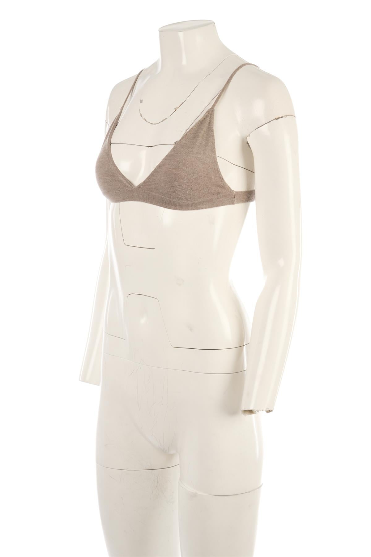 JOSEPH BROWN CASHMERE BRALETTE SMALL