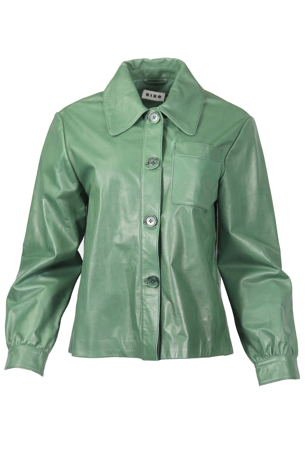 RIXO LEATHER JACKET UK 10