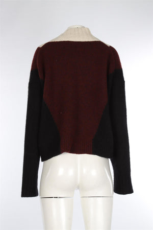 PROENZA SCHOULER MULTI CASHMERE SWEATER MEDIUM