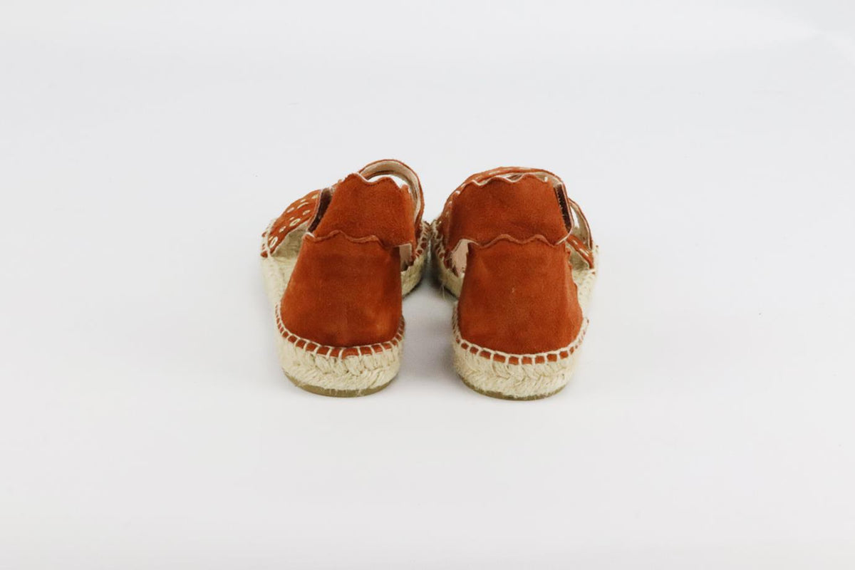 CHLOÉ KIDS GIRLS SUEDE SANDALS EU 31 UK 12.5
