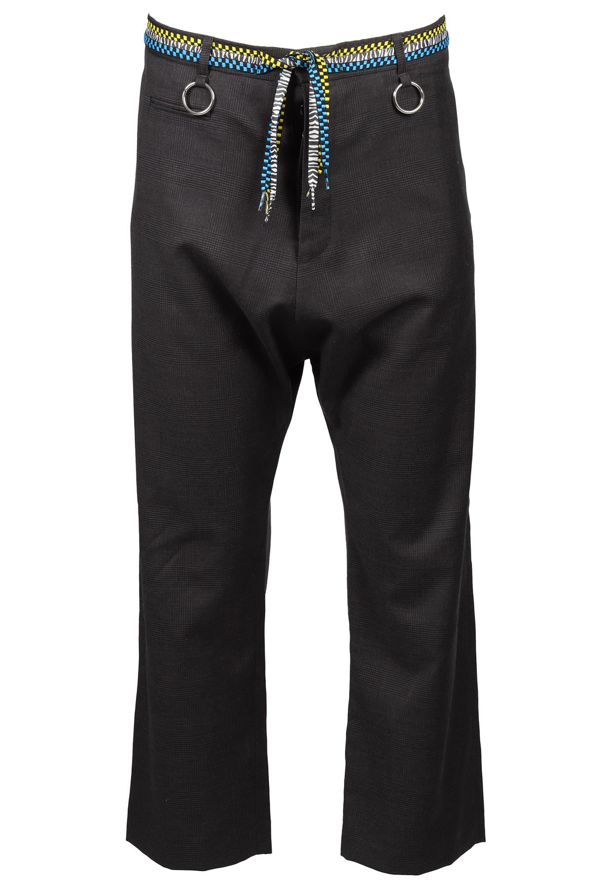 R13 GREY WOOL STRAIGHT LEG PANTS W 28 UK 10