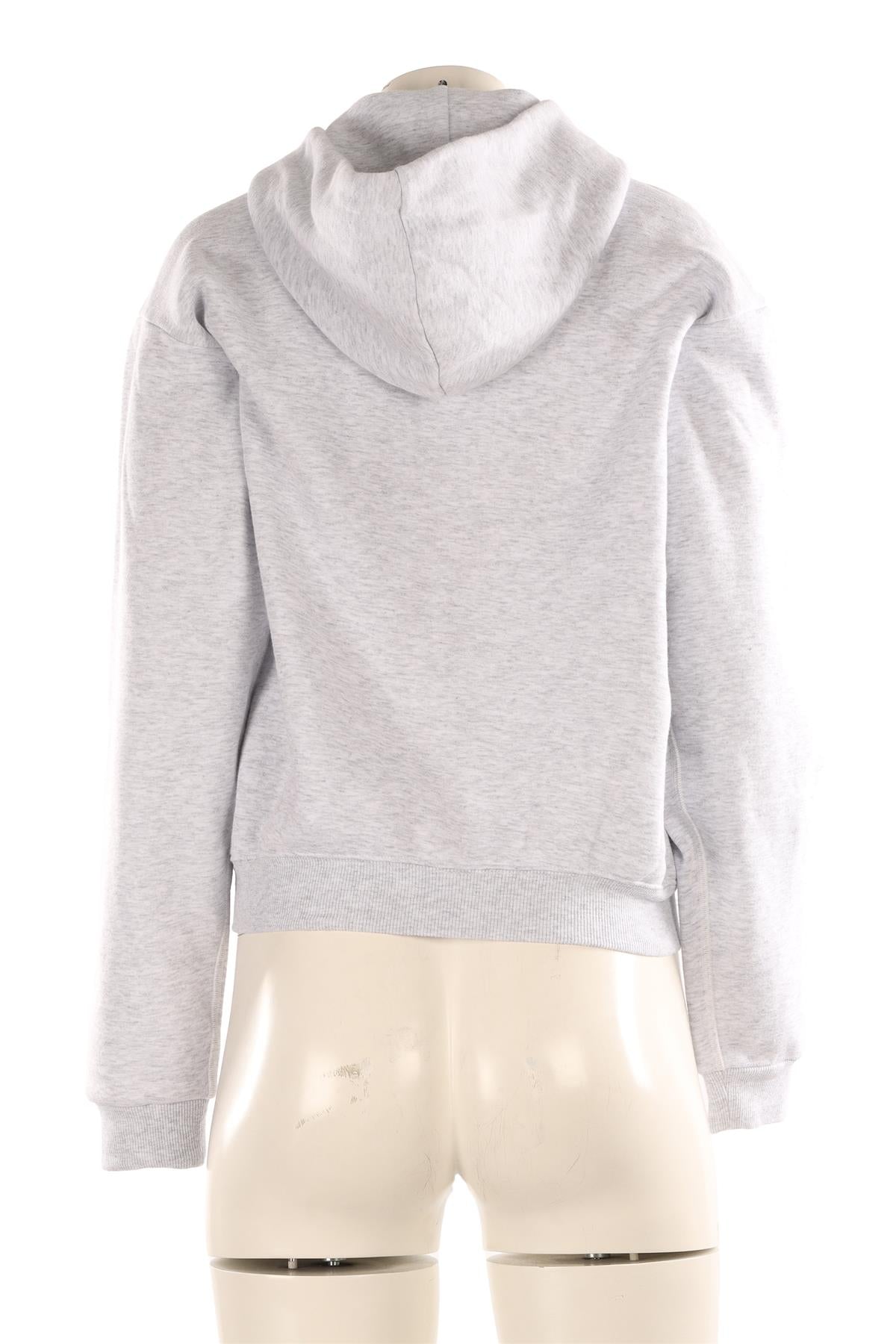 SKIMS GREY COTTON HOODIE SMALL