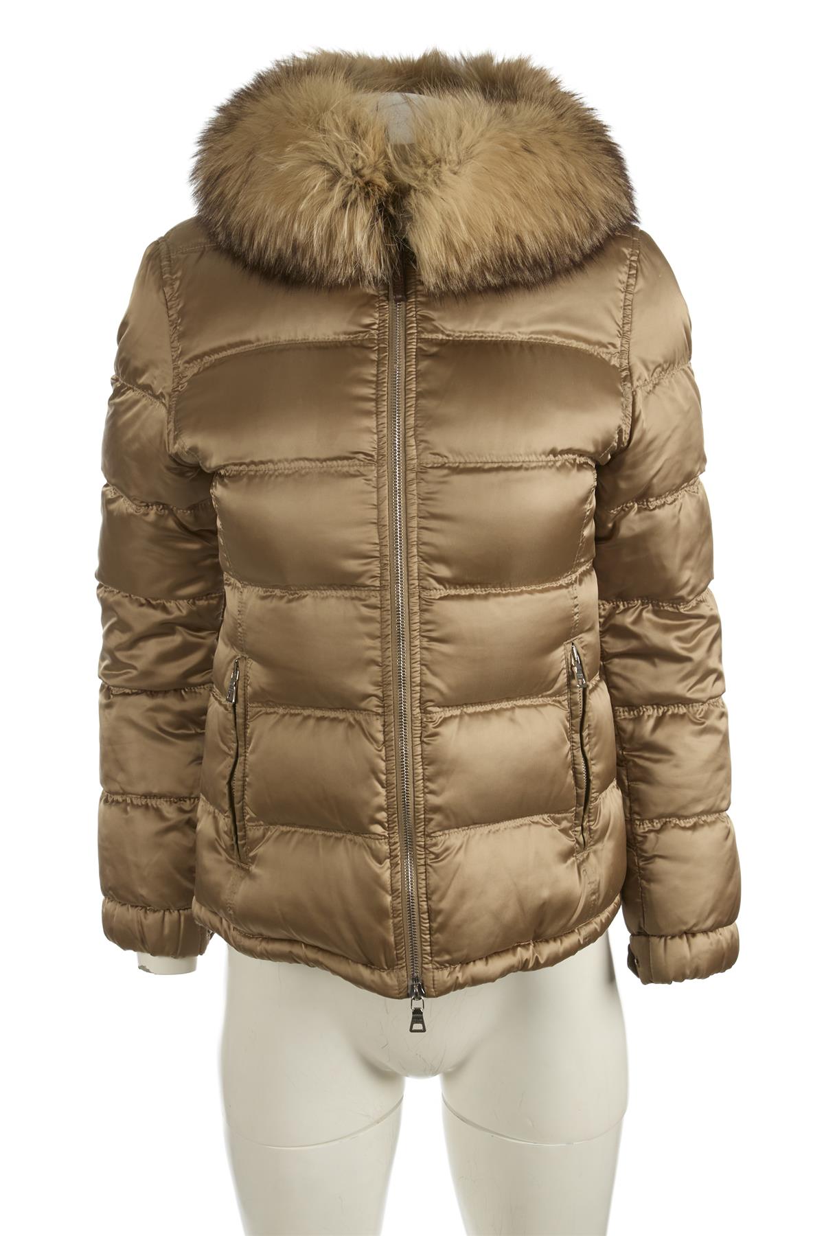 PRADA GOLD PADDED DOWN JACKET IT 38 UK 6