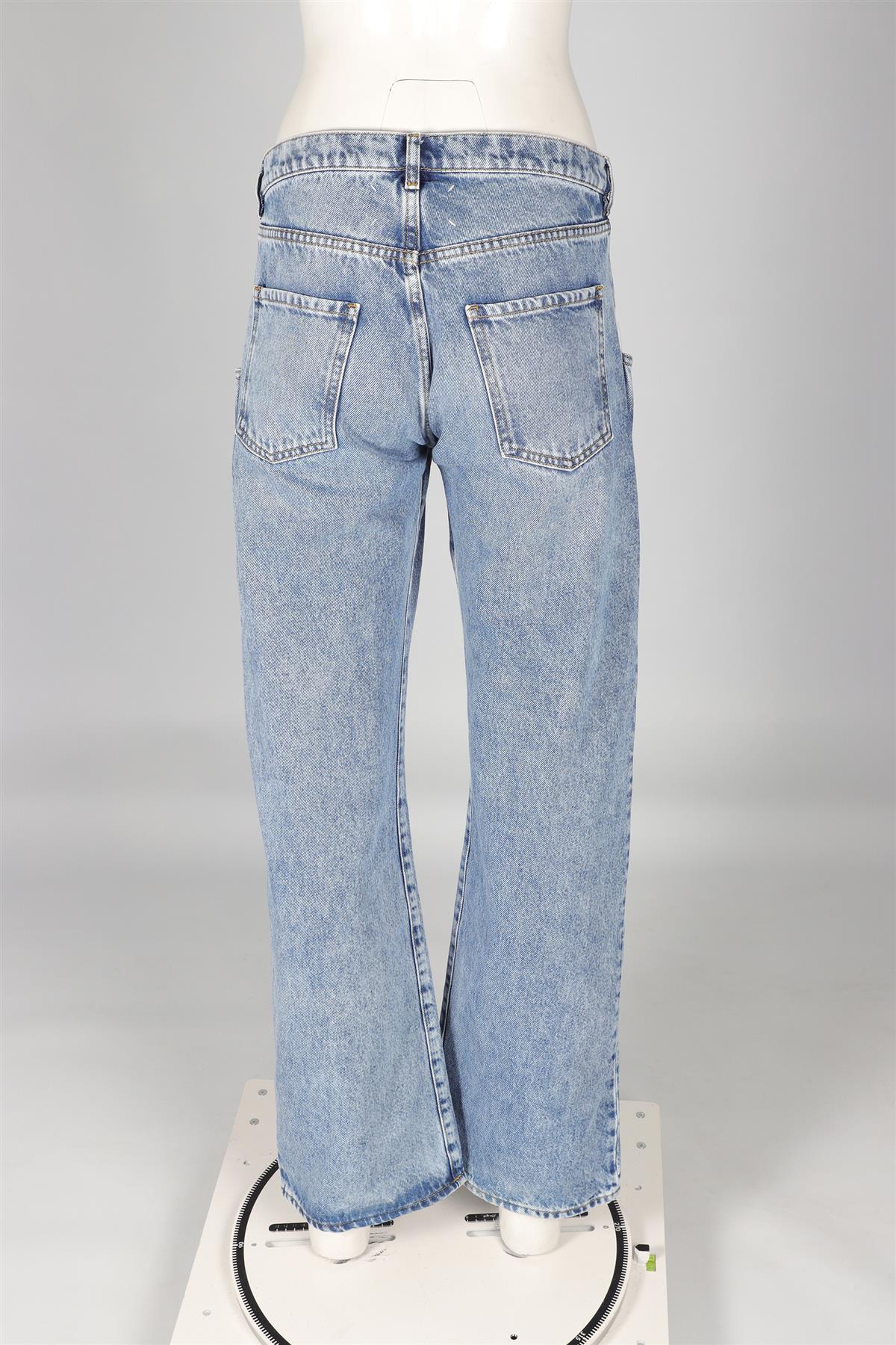 MAISON MARGIELA BLUE HIGH RISE STRAIGHT LEG JEANS IT 40 UK 8