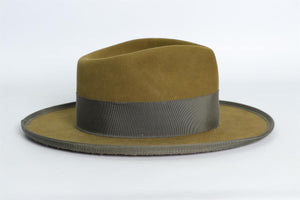 NICK FOUQUET GREEN FELT FEDORA 59 CM