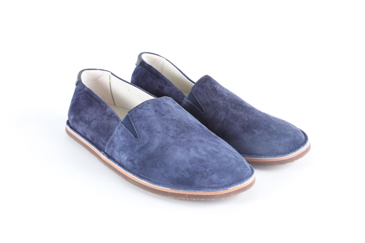 BRUNELLO CUCINELLI NAVY KIDS BOYS SUEDE LOAFERS EU 35 UK 2.5 US 3.5