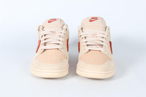 NIKE BEIGE LOW TERRY SWOOSH SUEDE SNEAKERS EU 38.5 UK 5 US 7.5