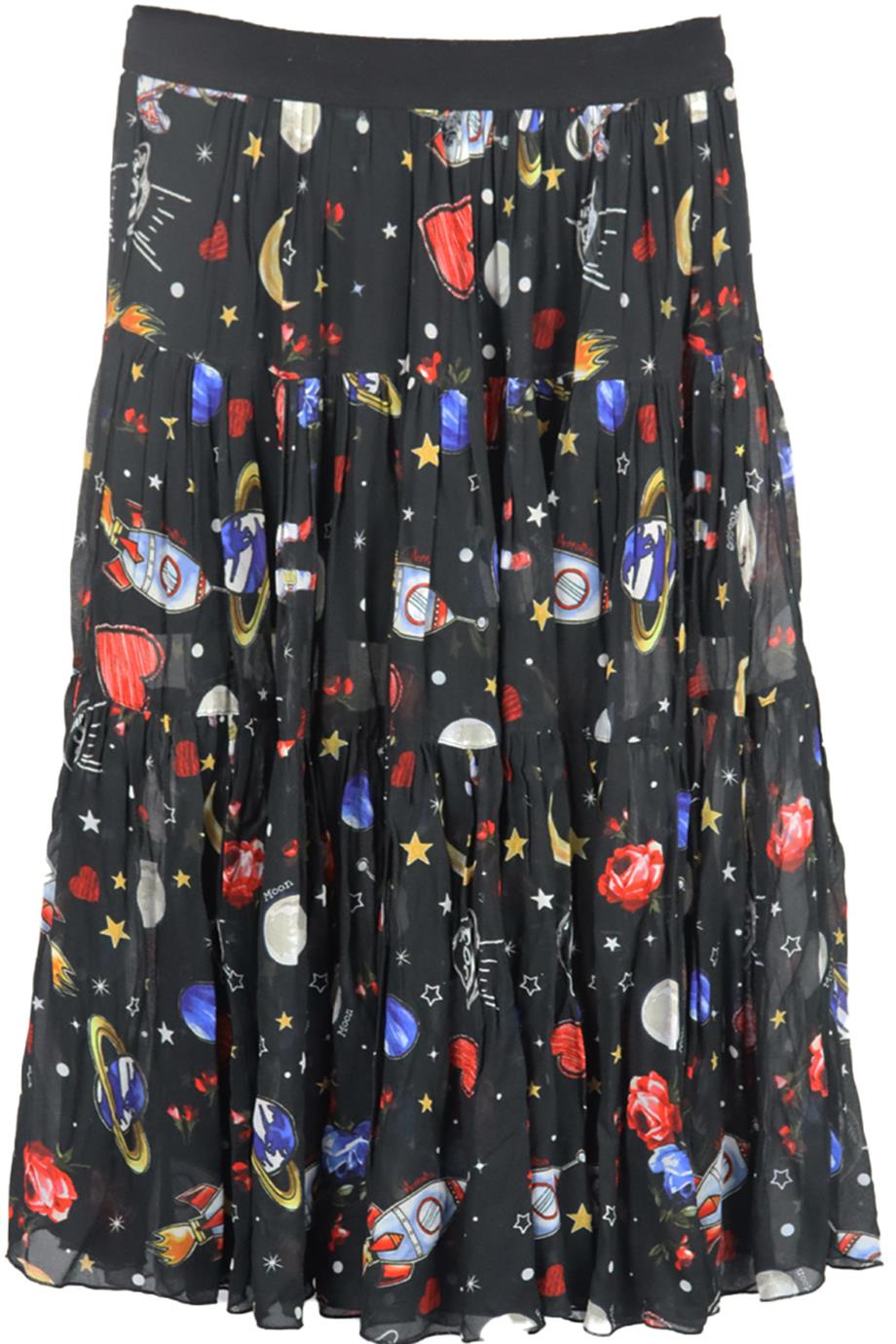 MONNALISA KIDS GIRLS CHIFFON MAXI SKIRT 12 YEARS
