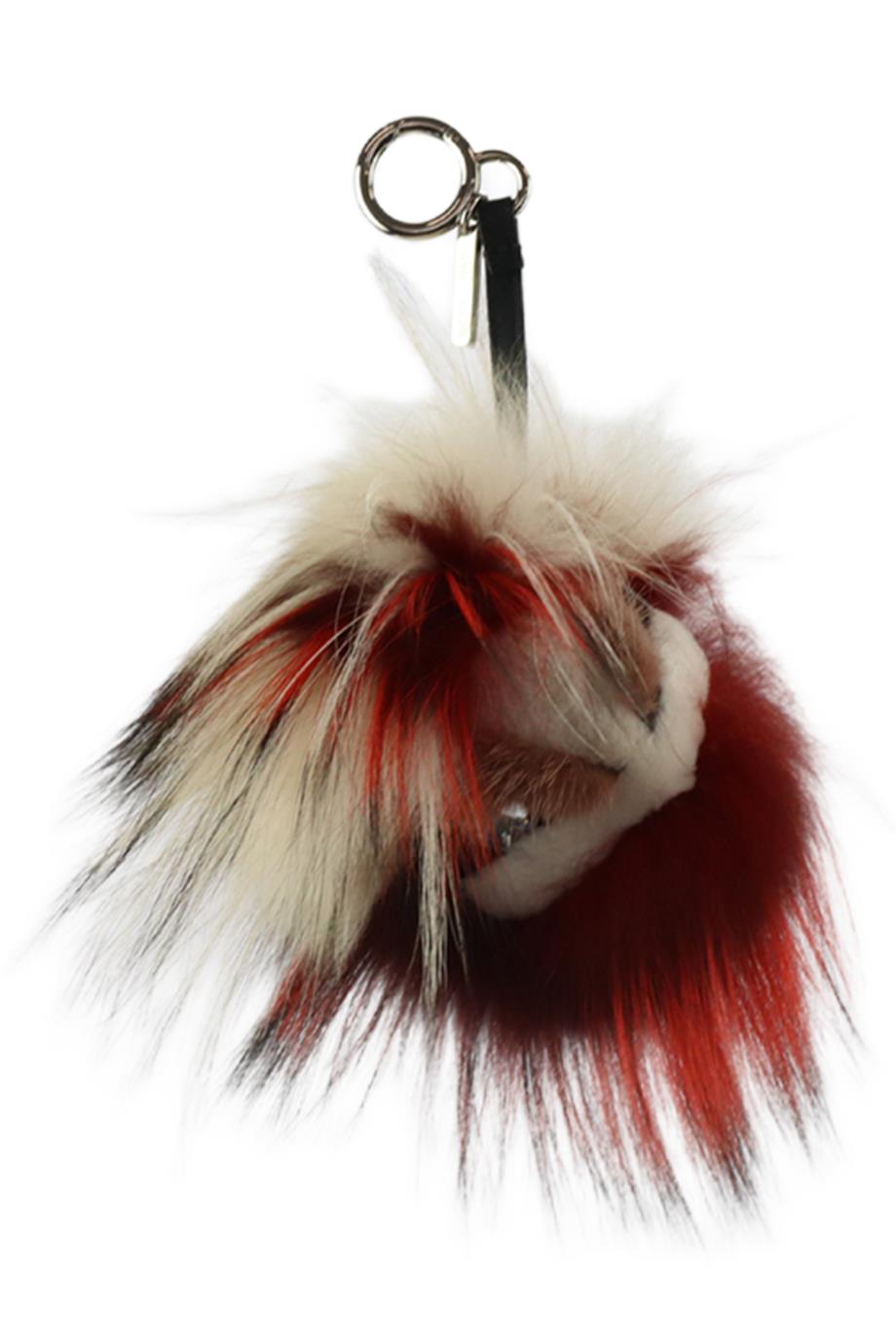 Fendi ABCharm A Red Fox Fur Bag Charm Fendi