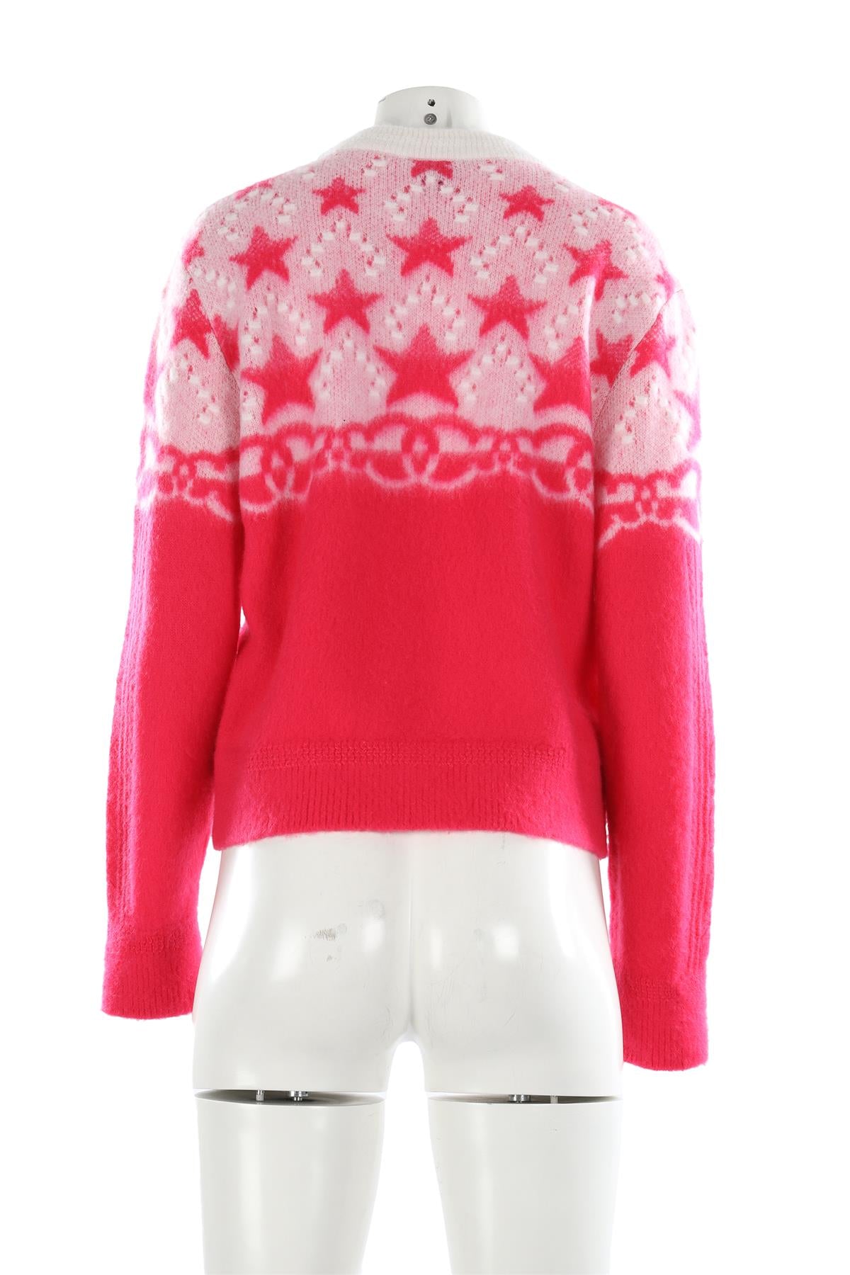 CHANEL 2023 PINK CASHMERE JUMPER FR 44 UK 16
