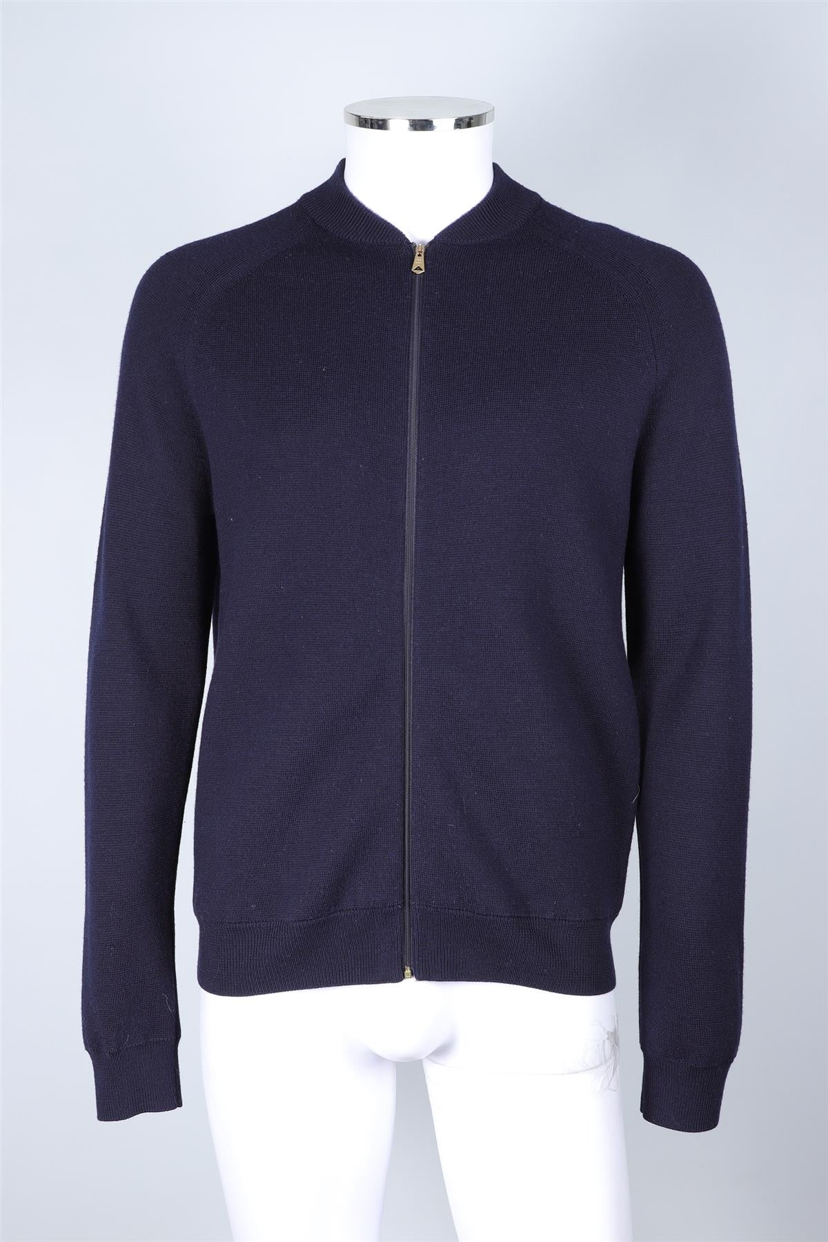 PAUL SMITH NAVY MEN'S WOOL CARDIGAN SMALL