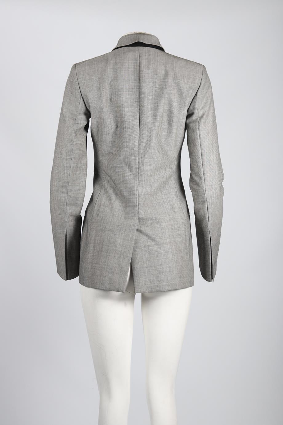 HELMUT LANG WOOL BLEND BLAZER US 2 UK 6