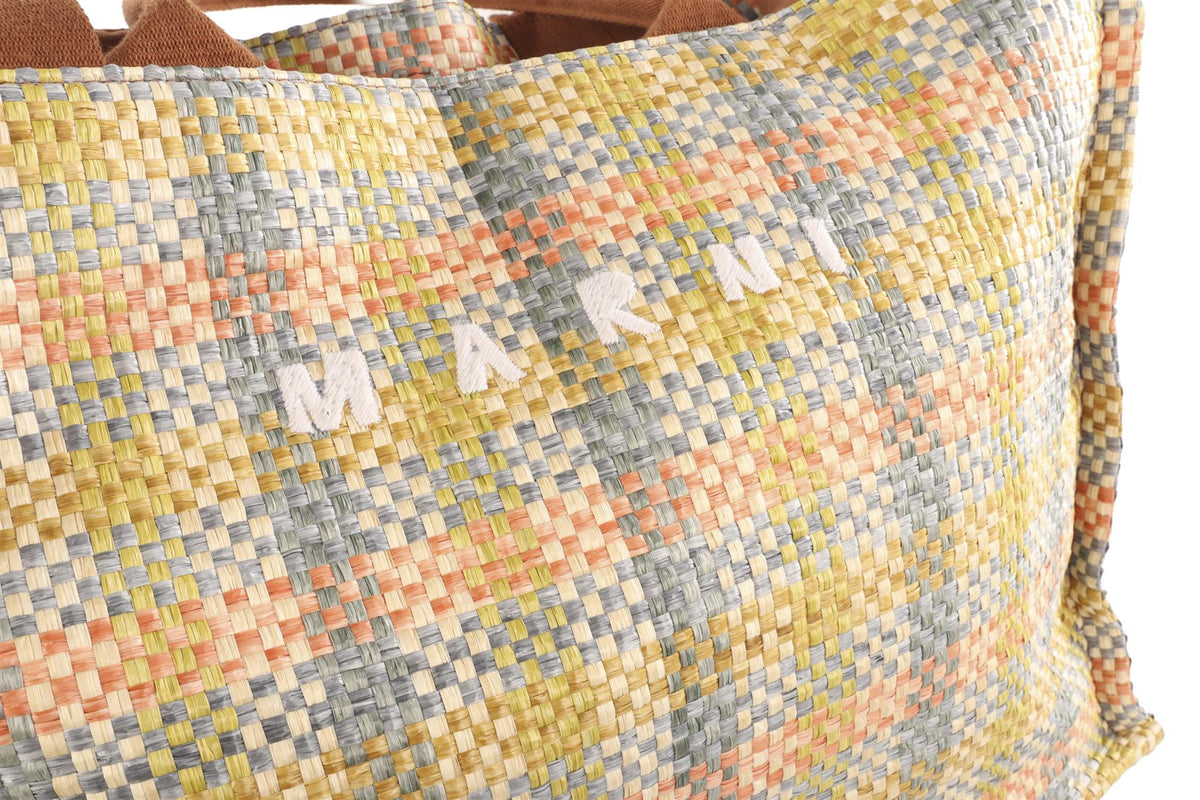 MARNI MULTI RAFFIA TOTE BAG