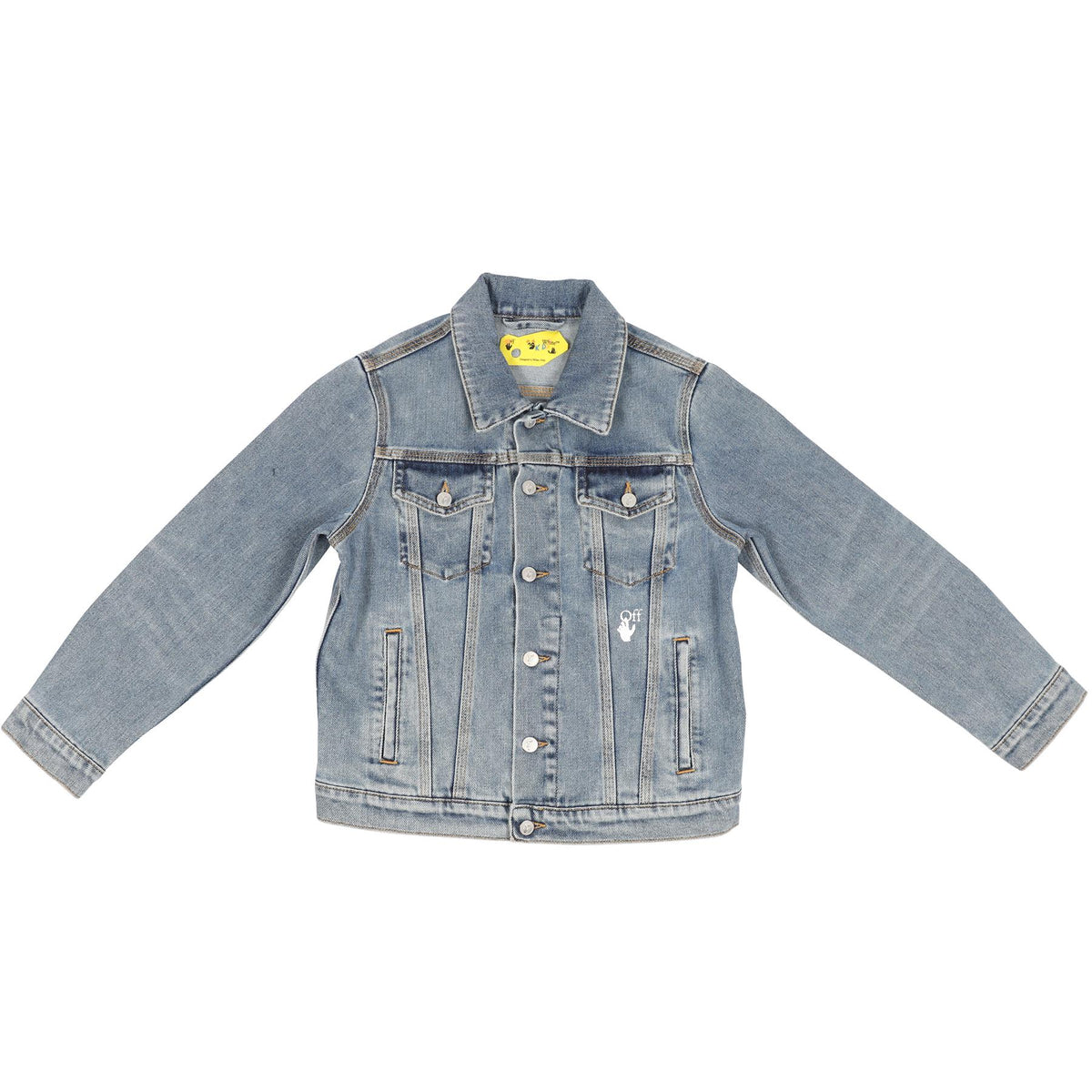 OFF-WHITE KIDS BOYS DENIM JACKET 8 YEARS