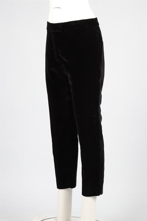 TOM FORD BLACK VELVET STRAIGHT LEG PANTS IT 42 UK 10